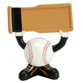 Baseball, Head Resin Figure - 4-1/2"